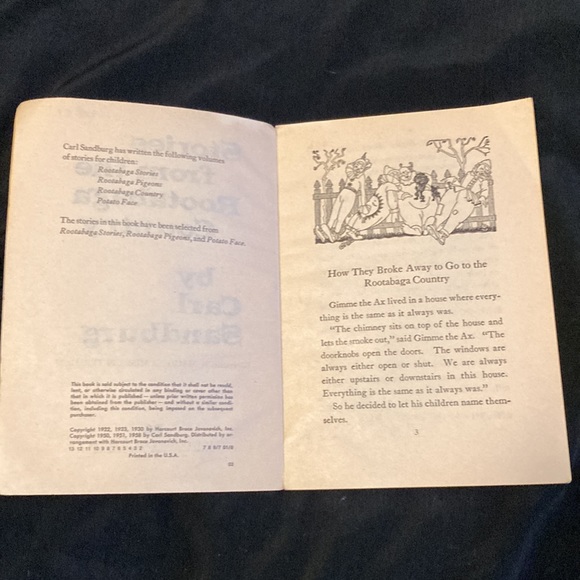 Stories from the rutabaga country by Carl Sandburg, vintage paperback - Picture 2 of 4